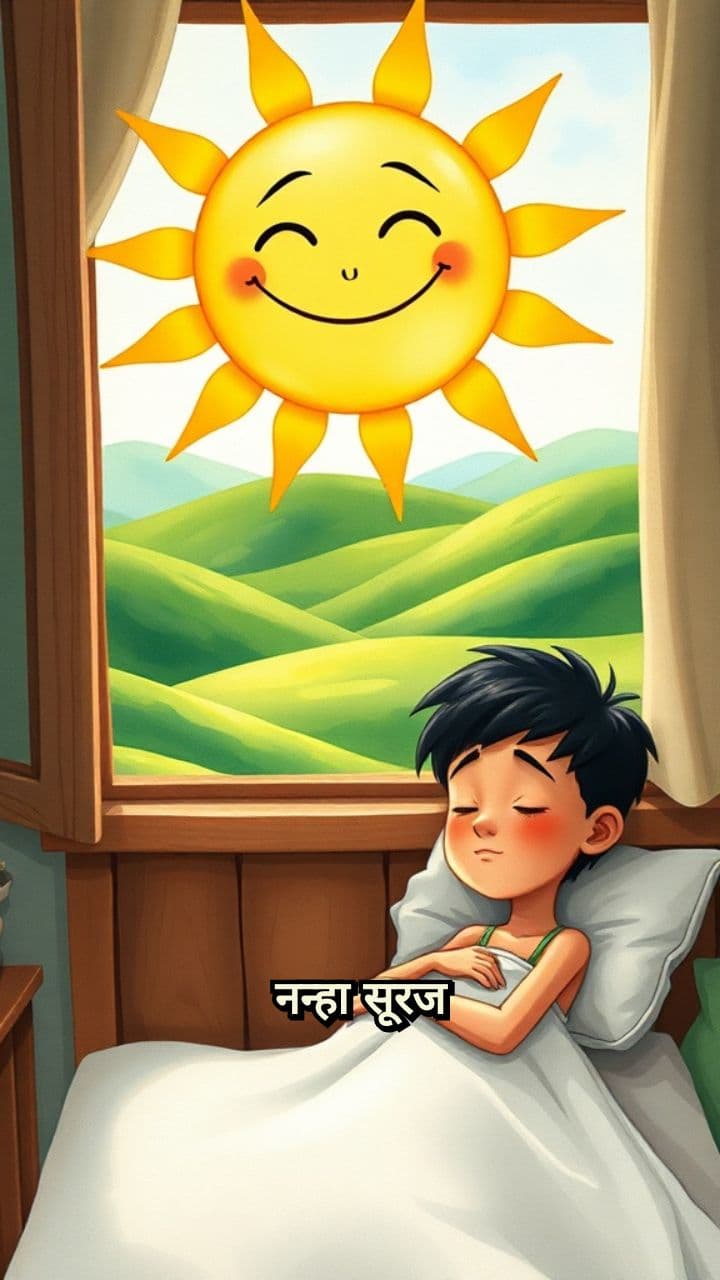 नन्हा सूरज और प्यारे बच्चे