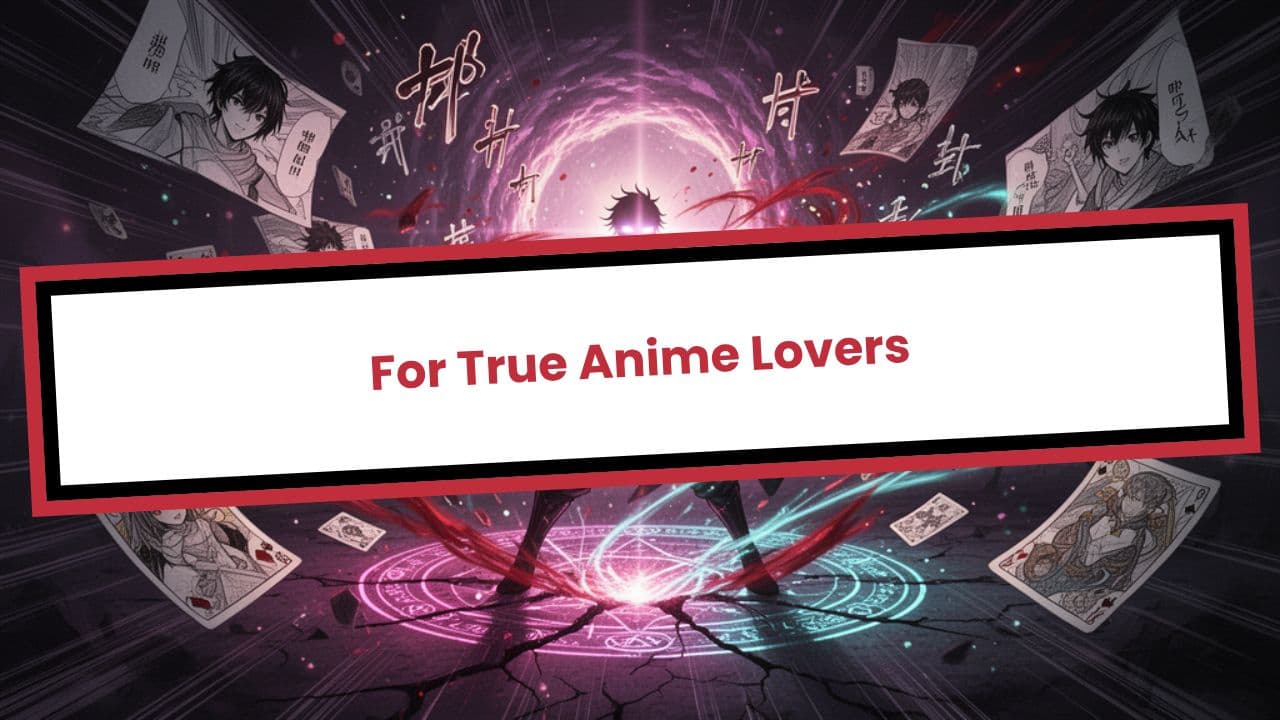 For True Anime Lovers