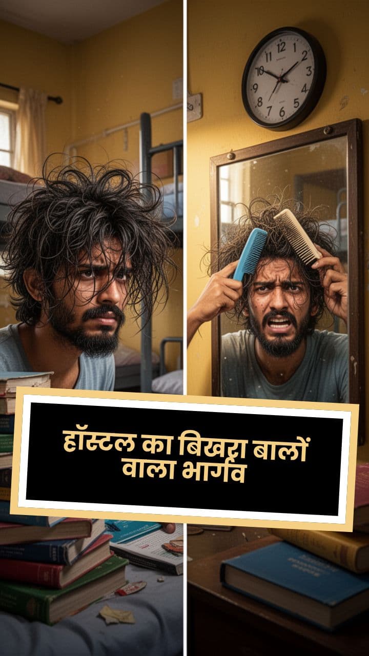 हॉस्टल का बिखरा बालों वाला भार्गव