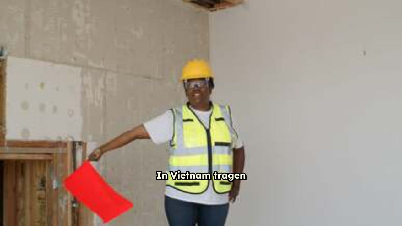 Rote Fahnen für sichere Zebrastreifenüberquerung