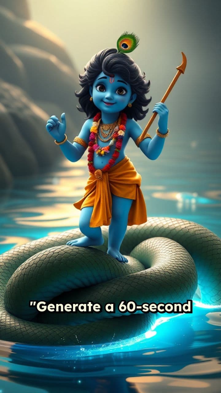 Krishna's Dance on Kaliya Naag