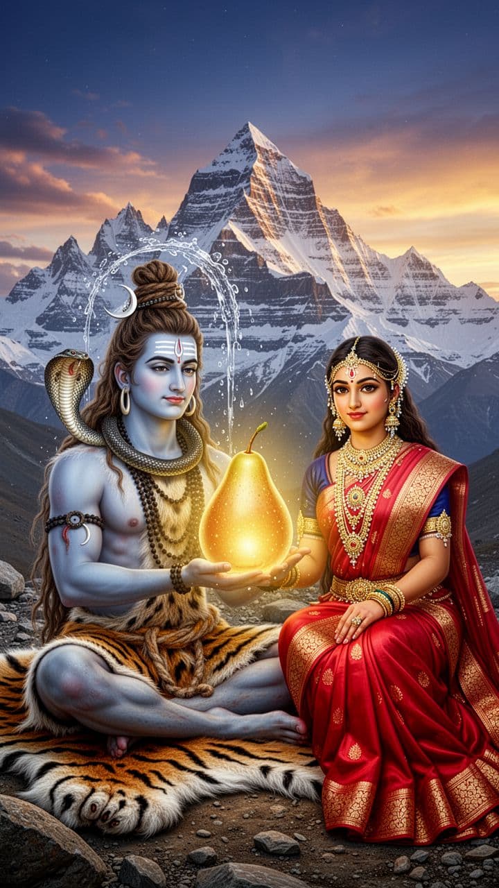 गणेश की बुद्धि की जीत