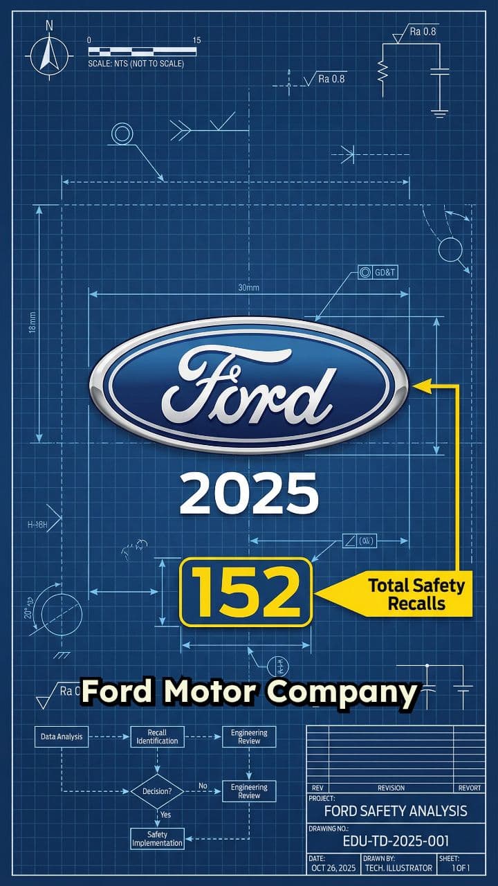 Ford Sets Record With 152 Recalls