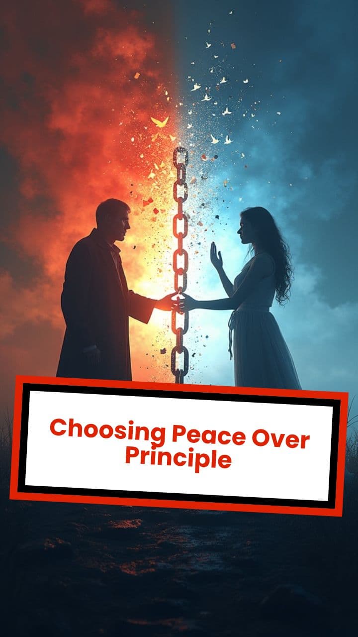 Choosing Peace Over Principle