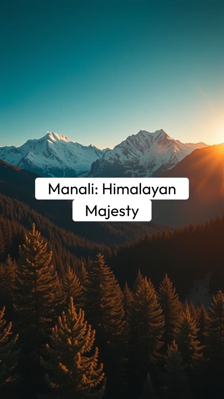 Manali: Himalayan Majesty