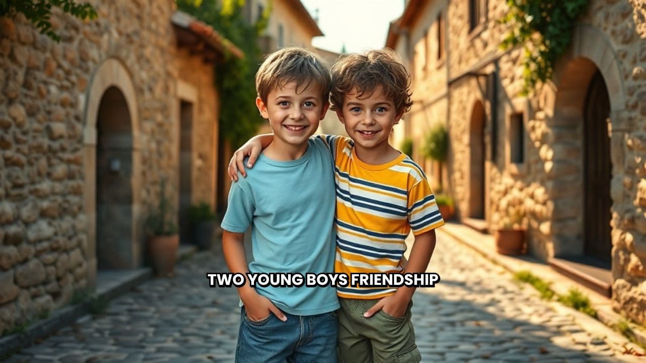 Persahabatan Dua Anak di Desa