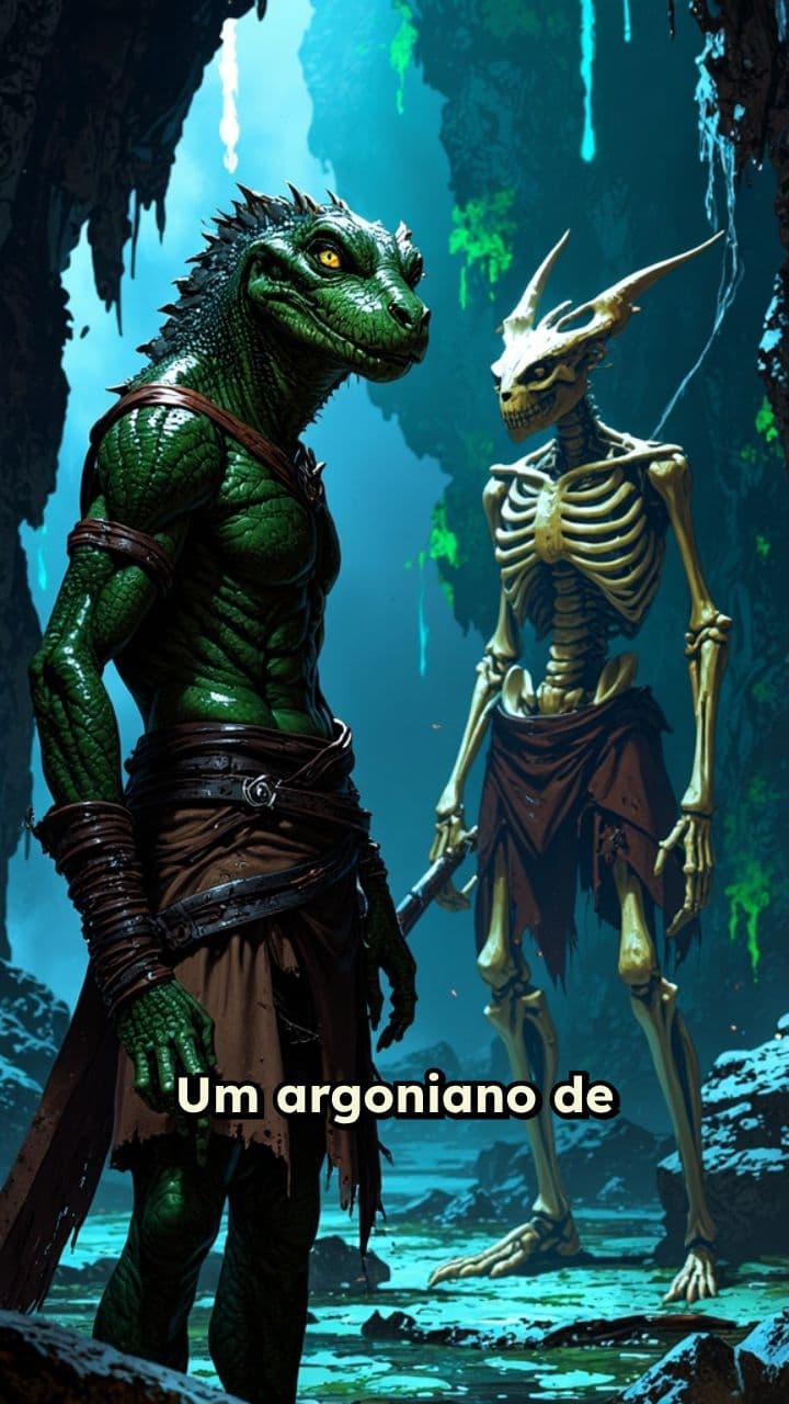 Batalha na Caverna: Argoniano vs. Draugher