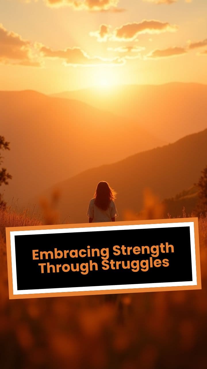 Embracing Strength Through Struggles