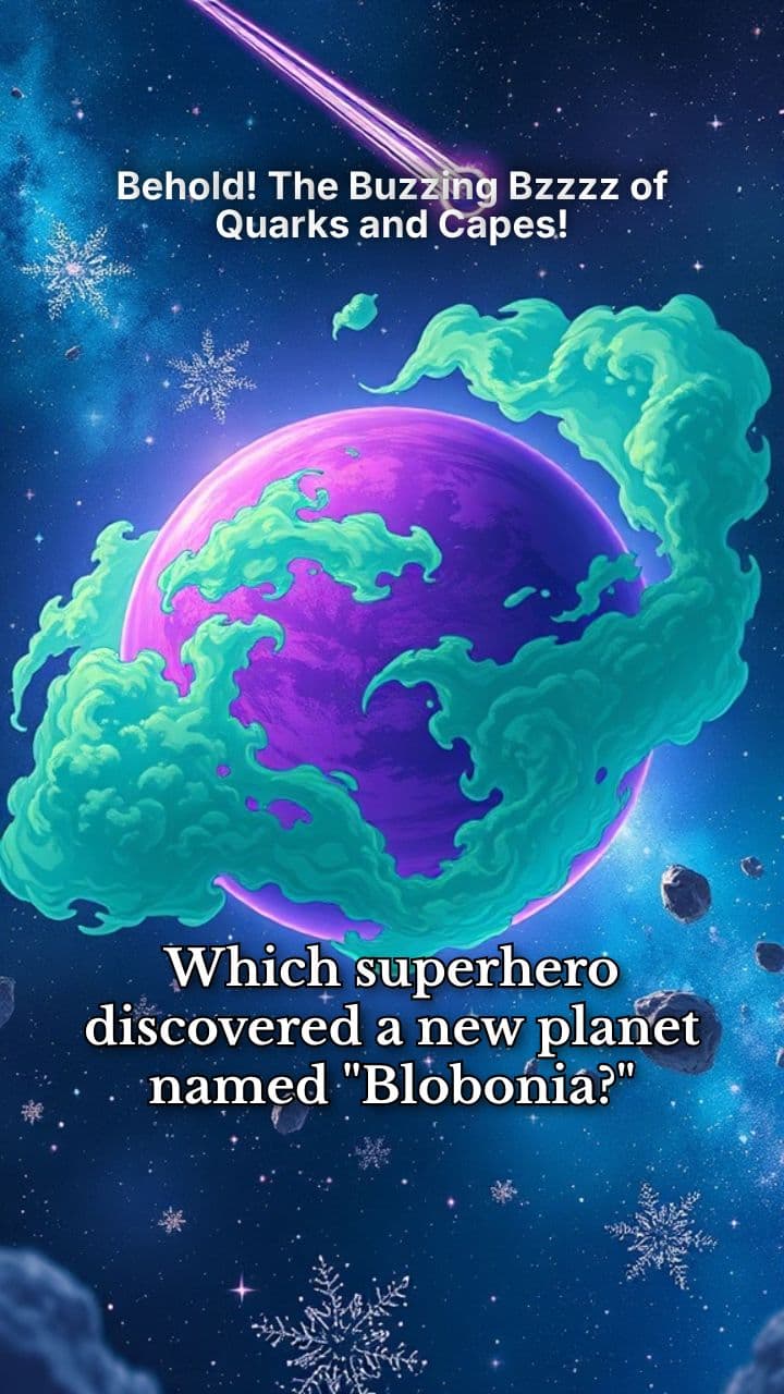 Behold! The Buzzing Bzzzz of Quarks and Capes!