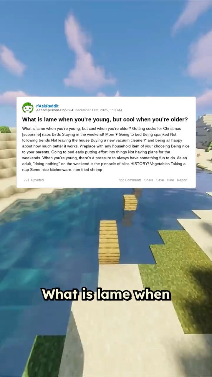 From Lame to Cool: Growing Up