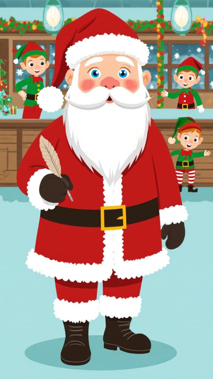 Santa's Stern but Loving Warning