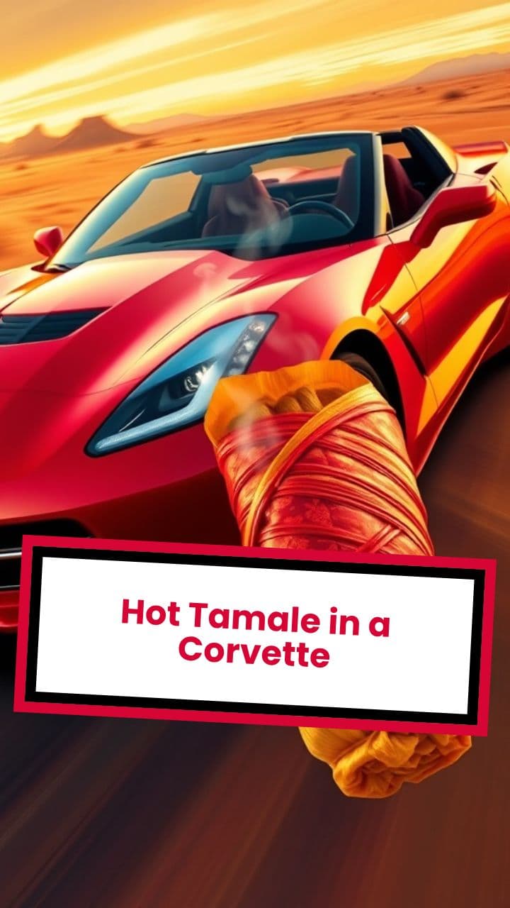 Hot Tamale in a Corvette