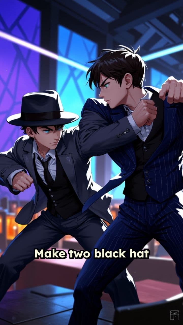 Black Hat Duel: A Cool Showdown