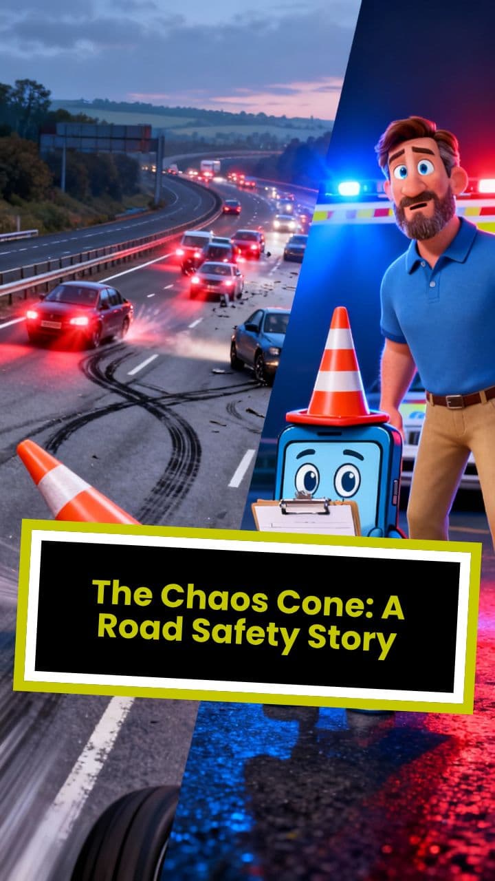 The Chaos Cone: A Road Safety Story