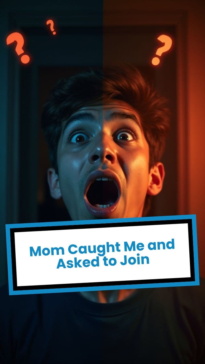 Mom Caught Me and Asked to Join