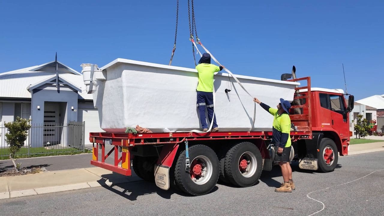 Precision Pool Installation in Tight Spaces