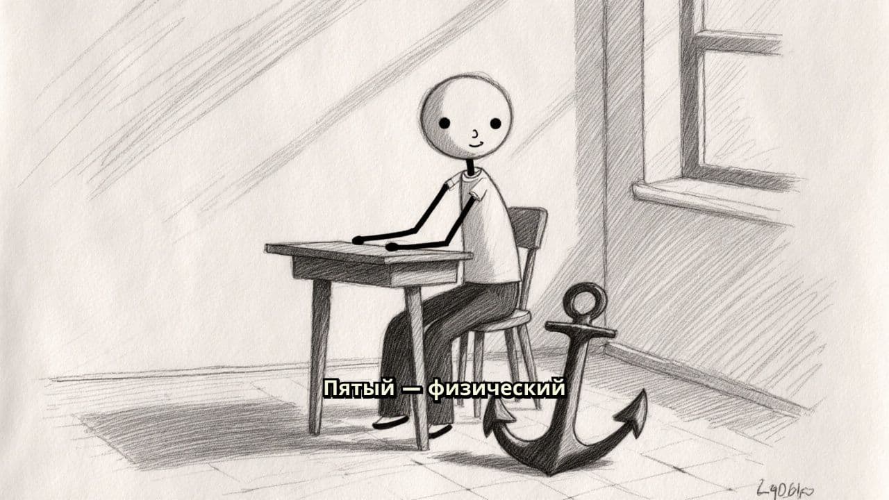 Физический якорь для глубокой концентрации