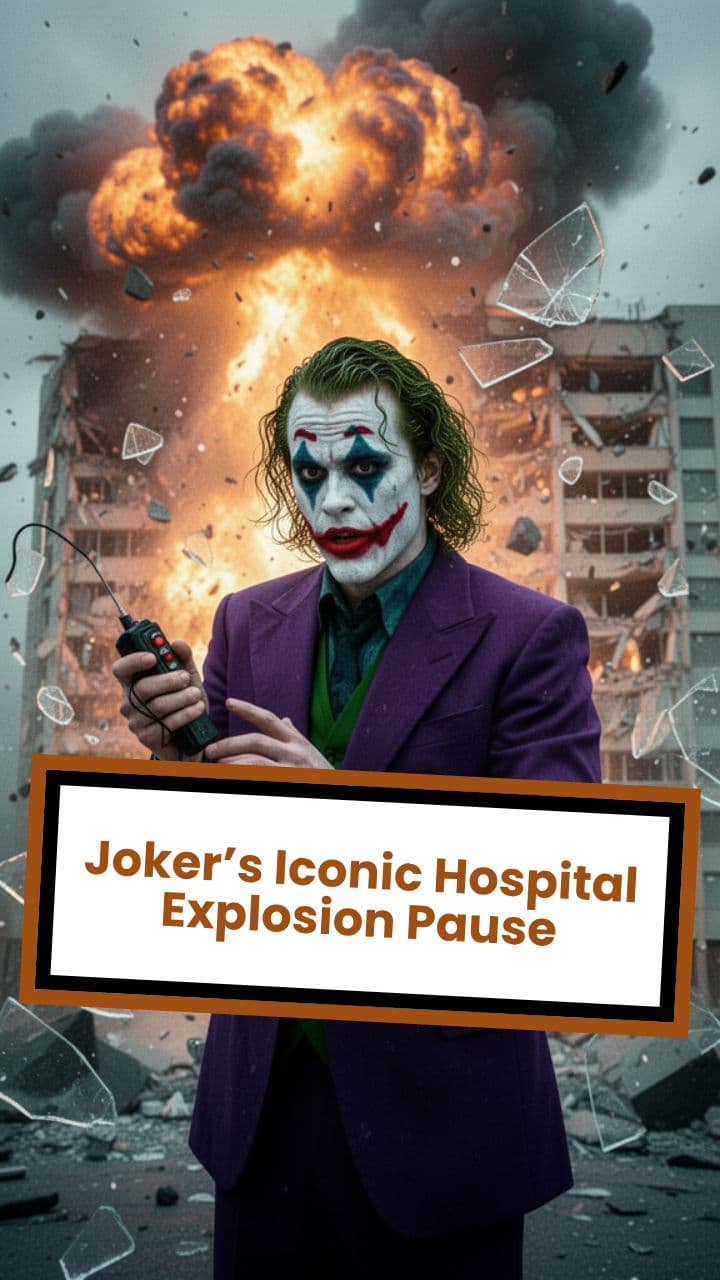 Joker’s Iconic Hospital Explosion Pause