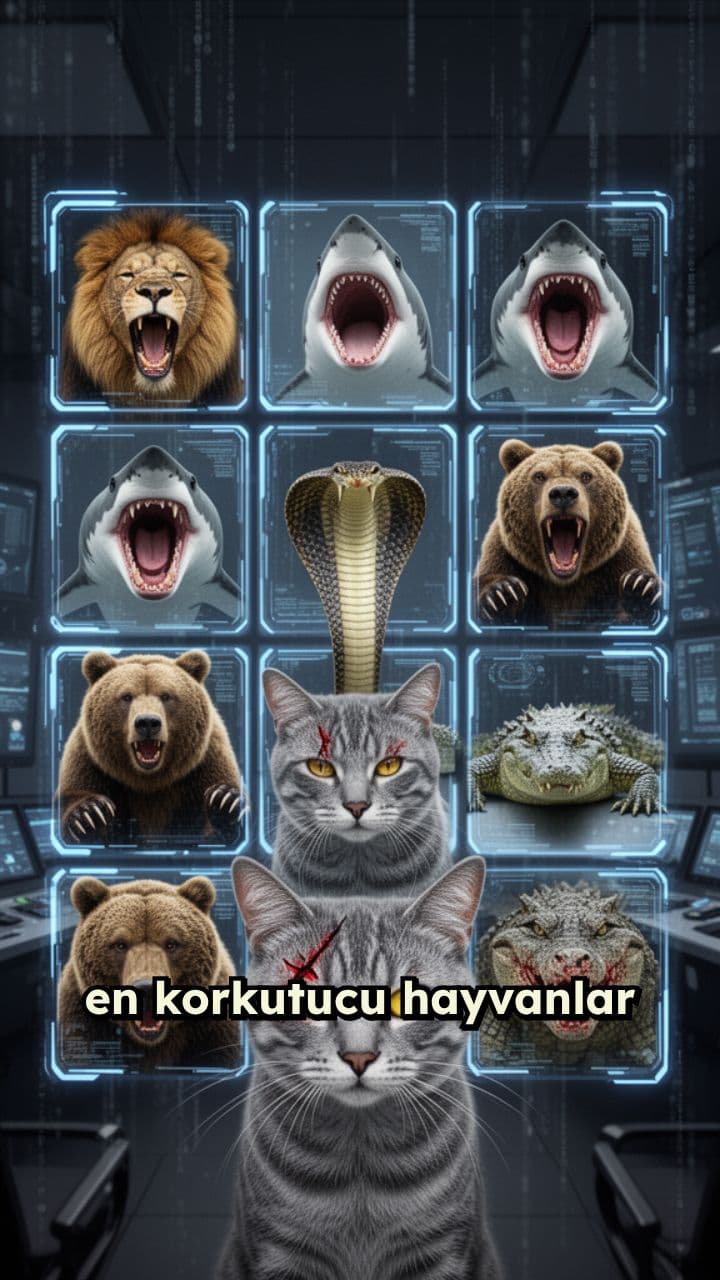 Korkutucu Hayvanlar Listesinde Kedi Şoku