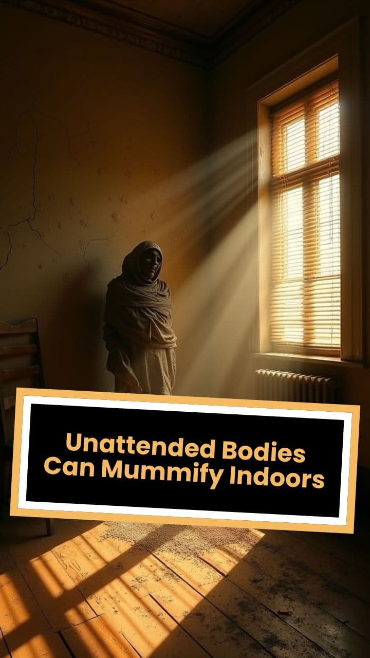 Unattended Bodies Can Mummify Indoors