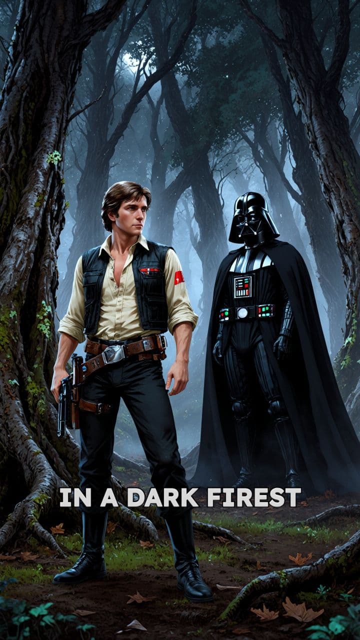 Han Solo Faces Darth Vader