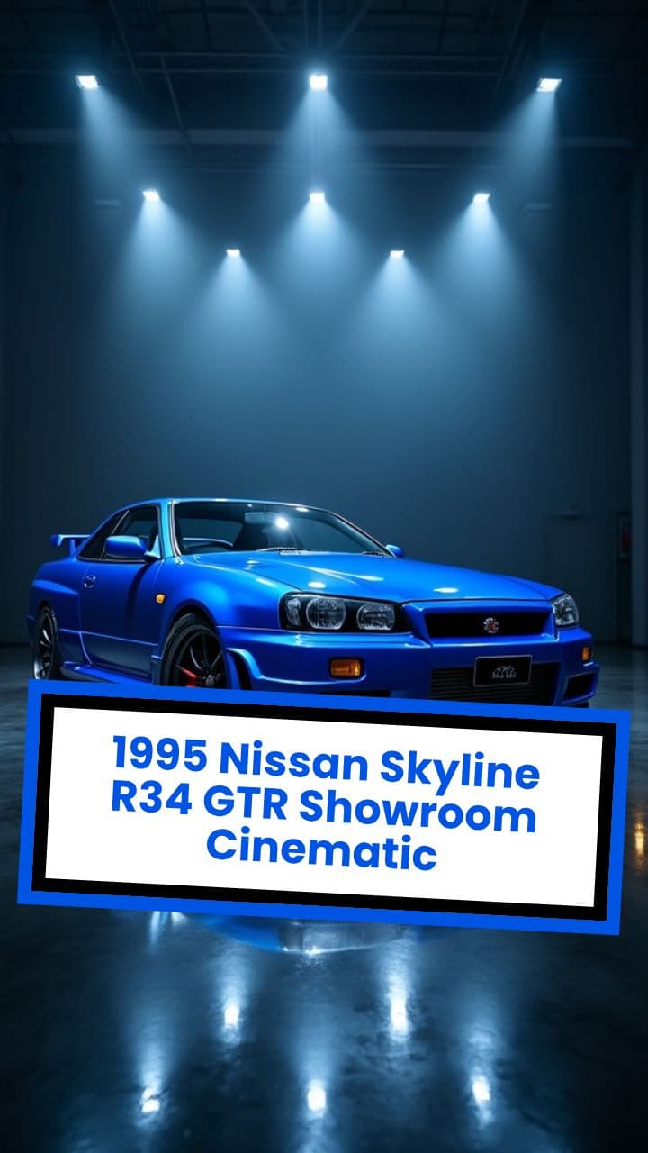 1995 Nissan Skyline R34 GTR Showroom Cinematic