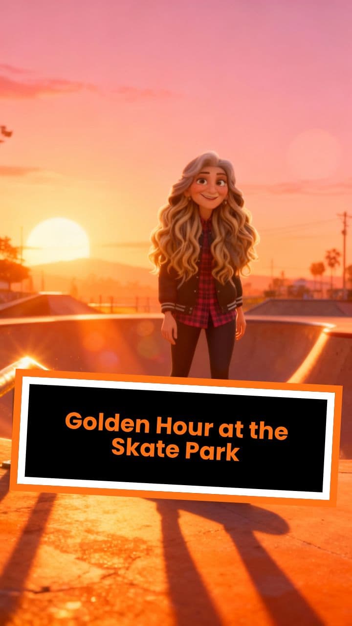 Golden Hour at the Skate Park