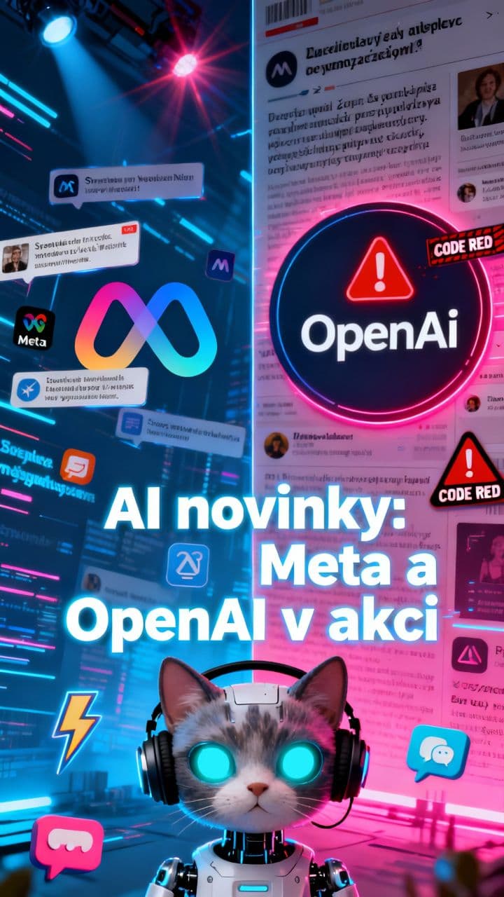 AI novinky: Meta a OpenAI v akci