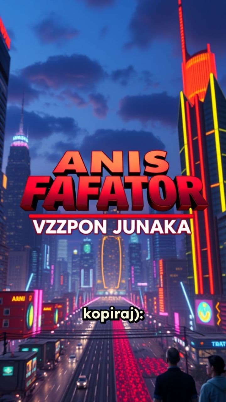ANIS FAFATOR: VZPON JUNAKA