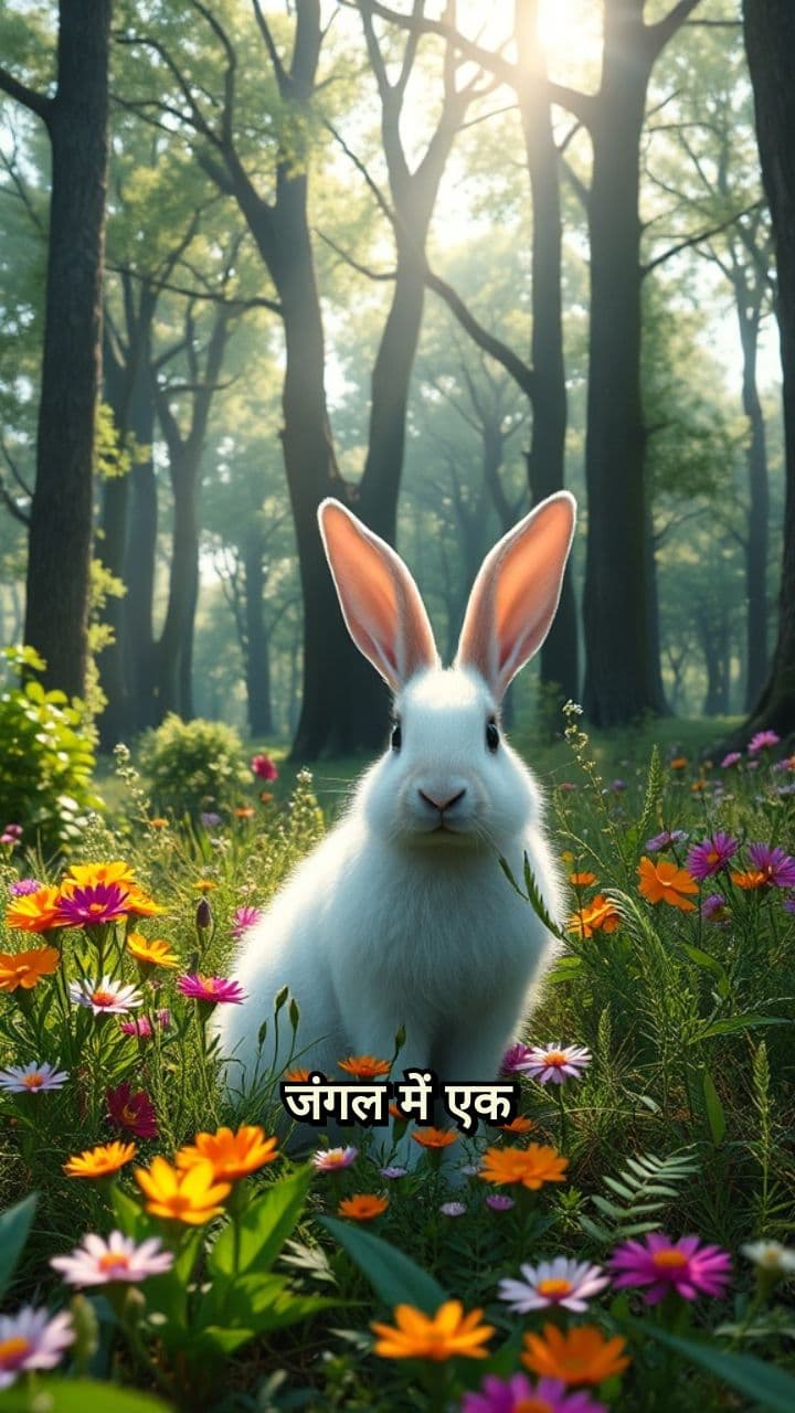 दयालु खरगोश और चतुर गौरैया