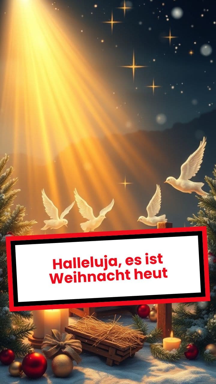 Halleluja, es ist Weihnacht heut