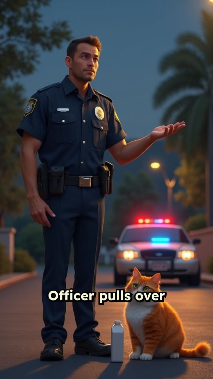 Milk-Drunk Cat Gets Arrested