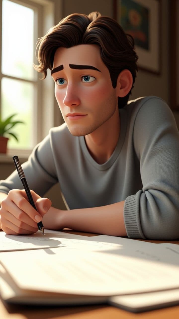 Sur une page blanche