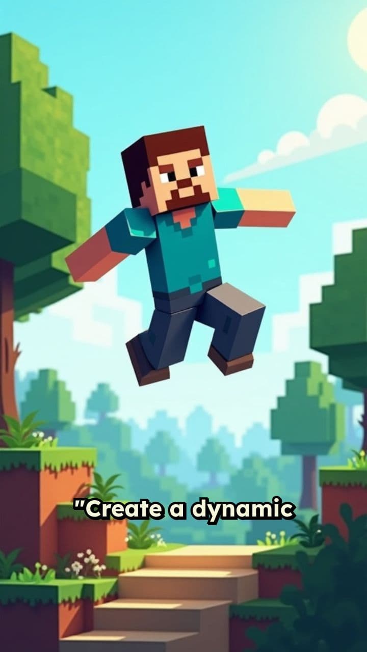 Parkour Adventure Across Biomes