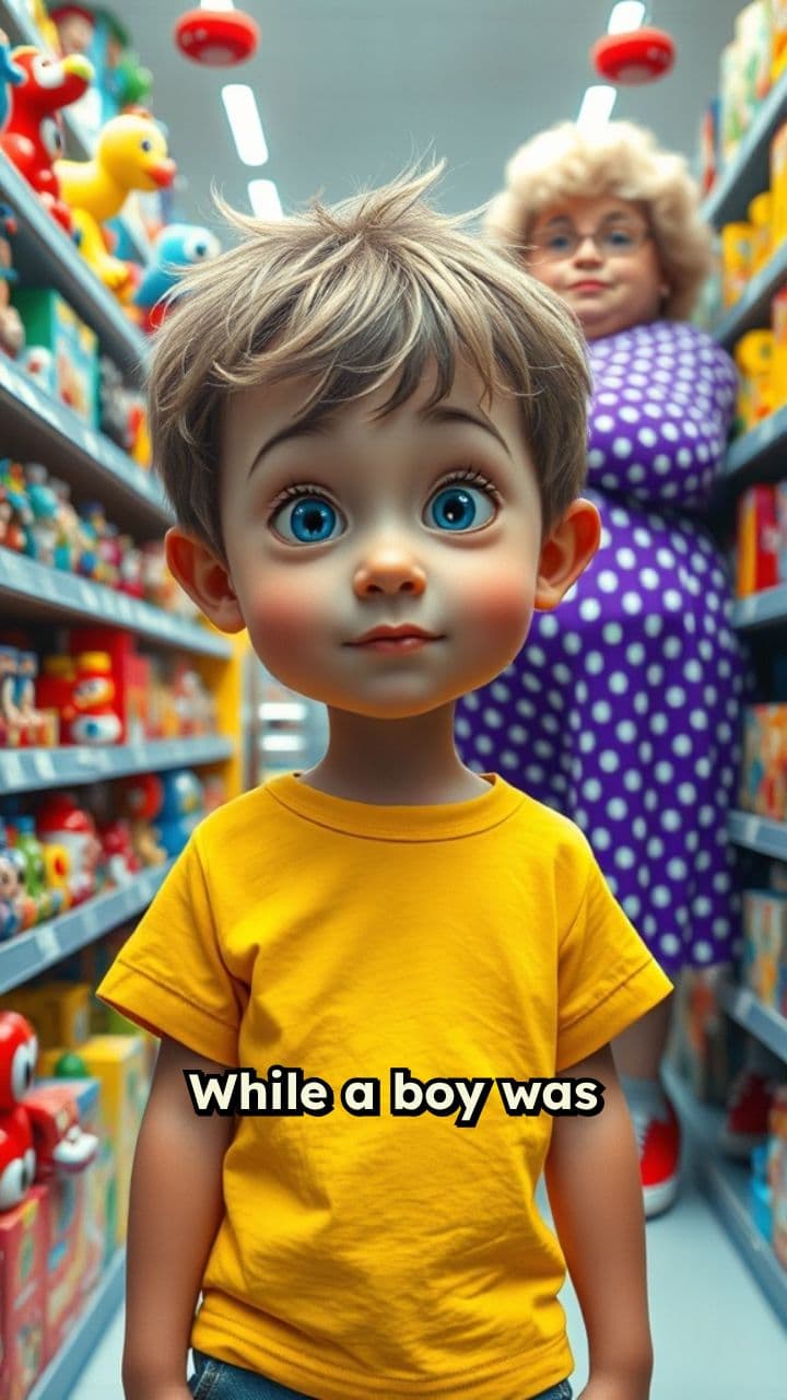 La bambola vivente della signora gigante