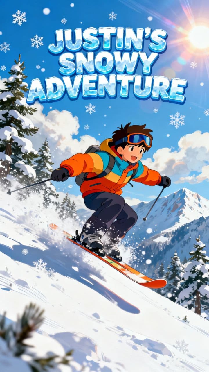 Justin's Snowy Adventure