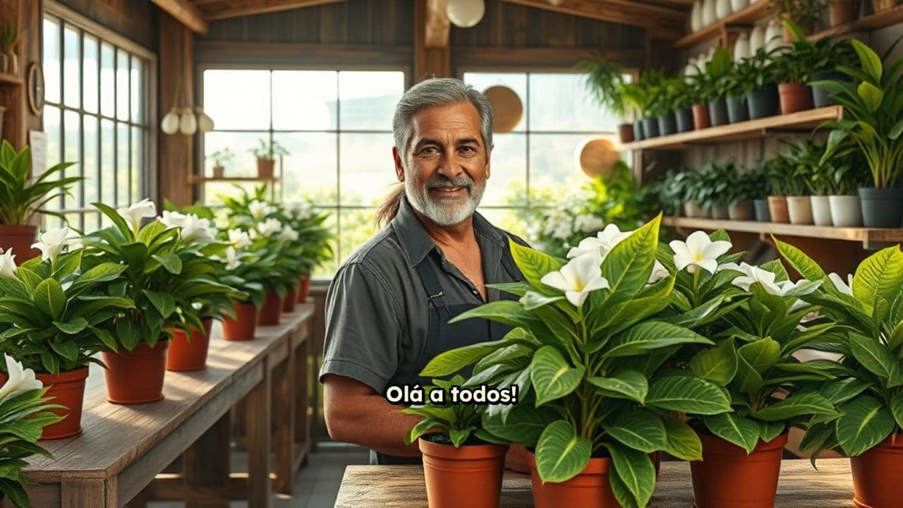 A Magia do Lírio da Paz na Floricultura