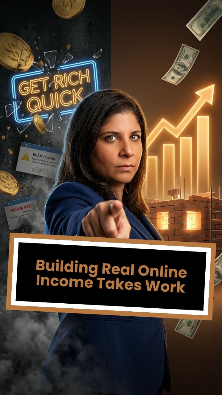 Building Real Online Income Takes Work