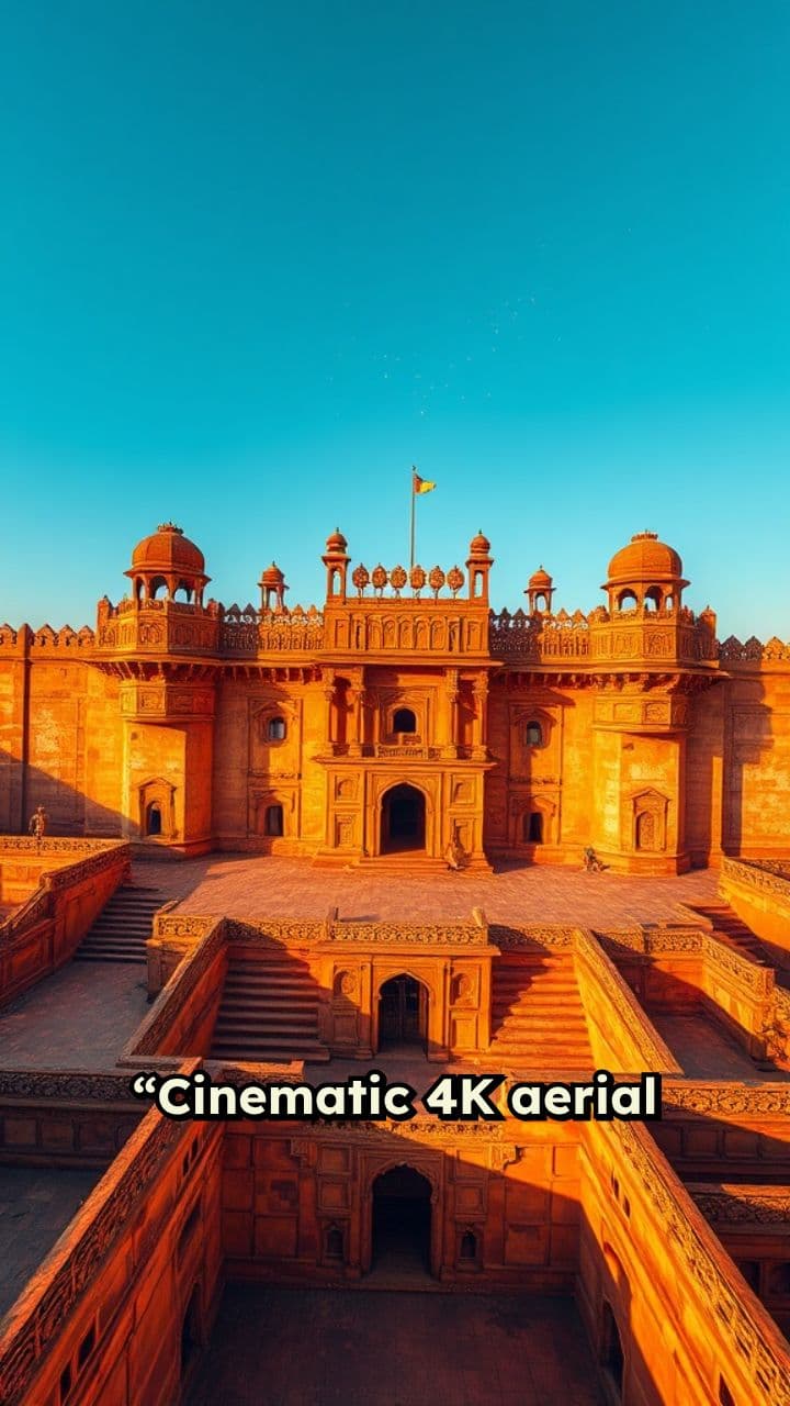 Ancient Indian Forts in 4K Cinematic Style