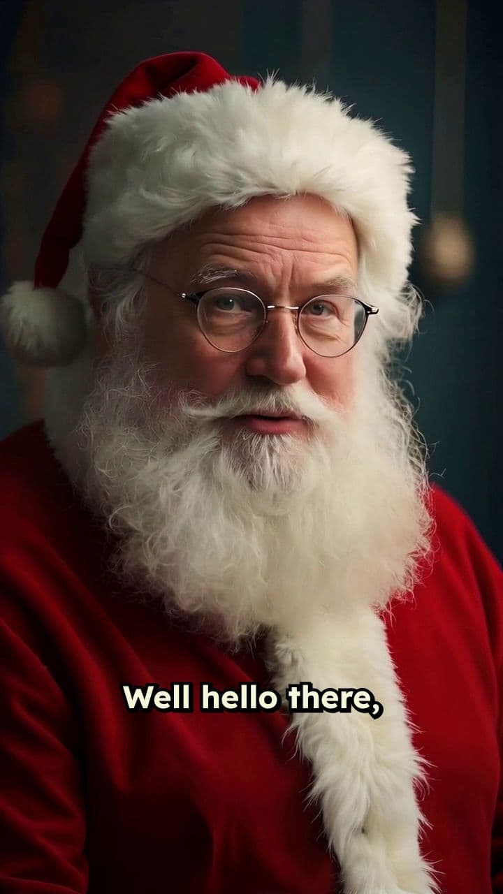 Santa's Message to Eva and Tess