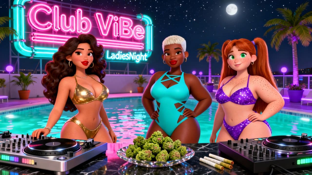 Club ViBe Ladies Night Scene