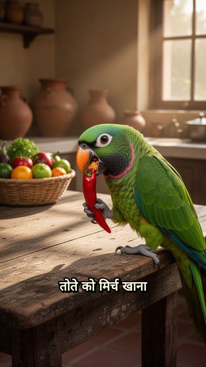 Why Parrots Love Chili Peppers