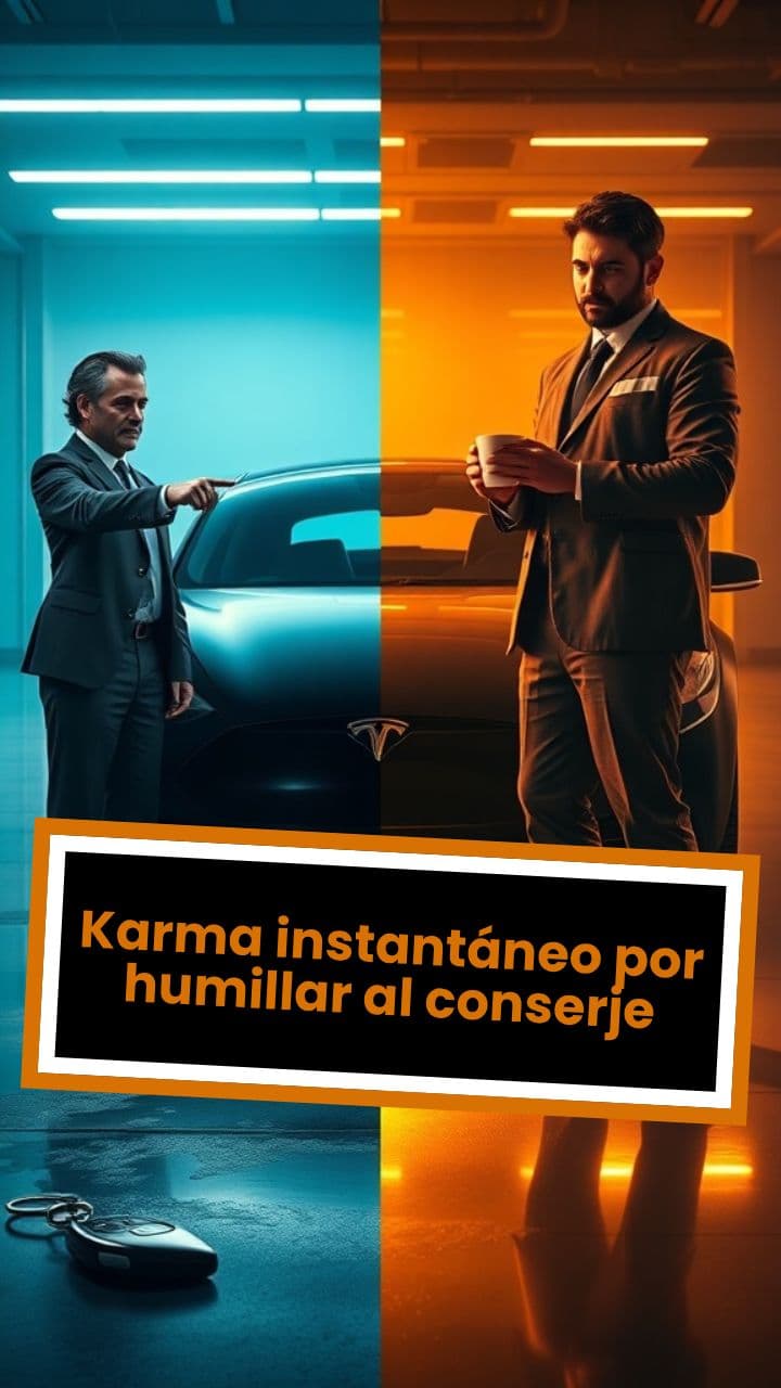 Karma instantáneo por humillar al conserje