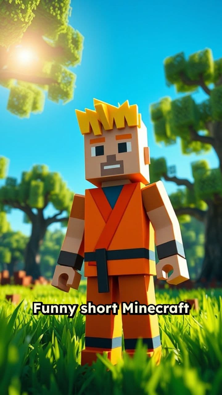 Goku's Hilarious Minecraft Adventure
