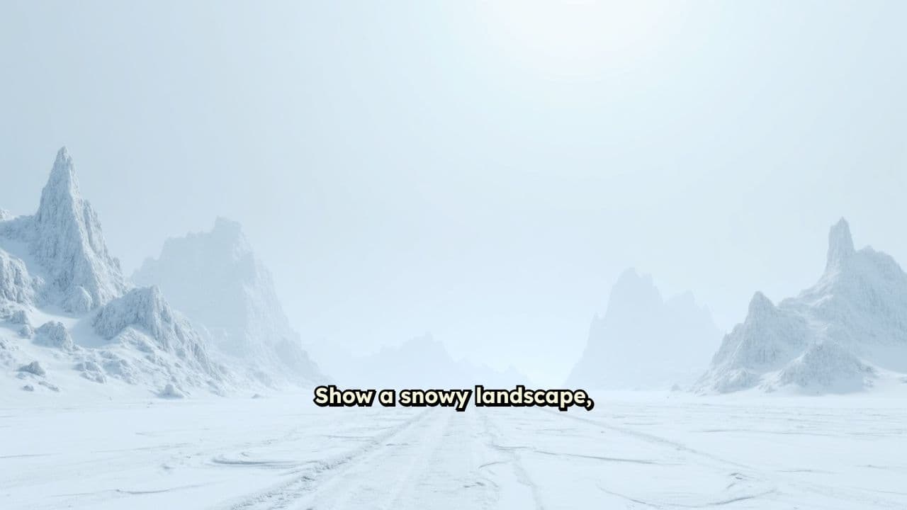 Snowy Hoth Landscape with Pedestal