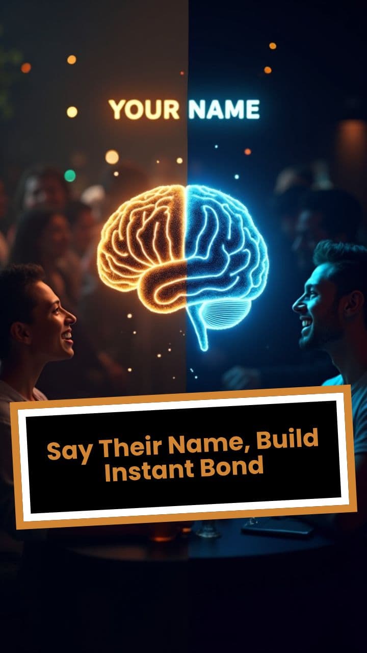 Say Their Name, Build Instant Bond