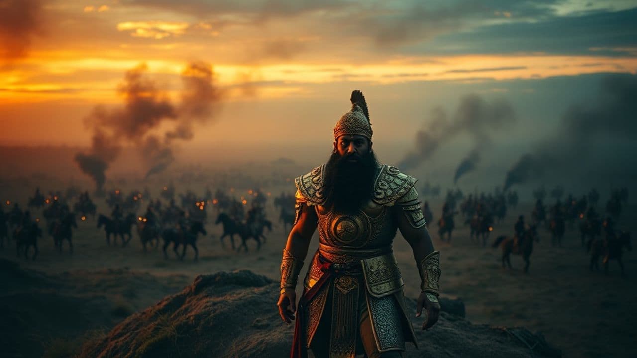 अहंकार पर सम्राट की विजय