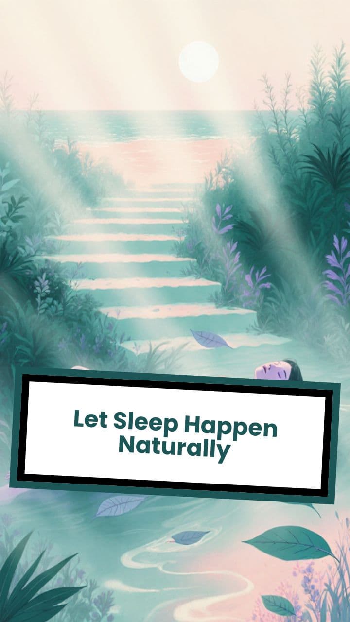 Let Sleep Happen Naturally
