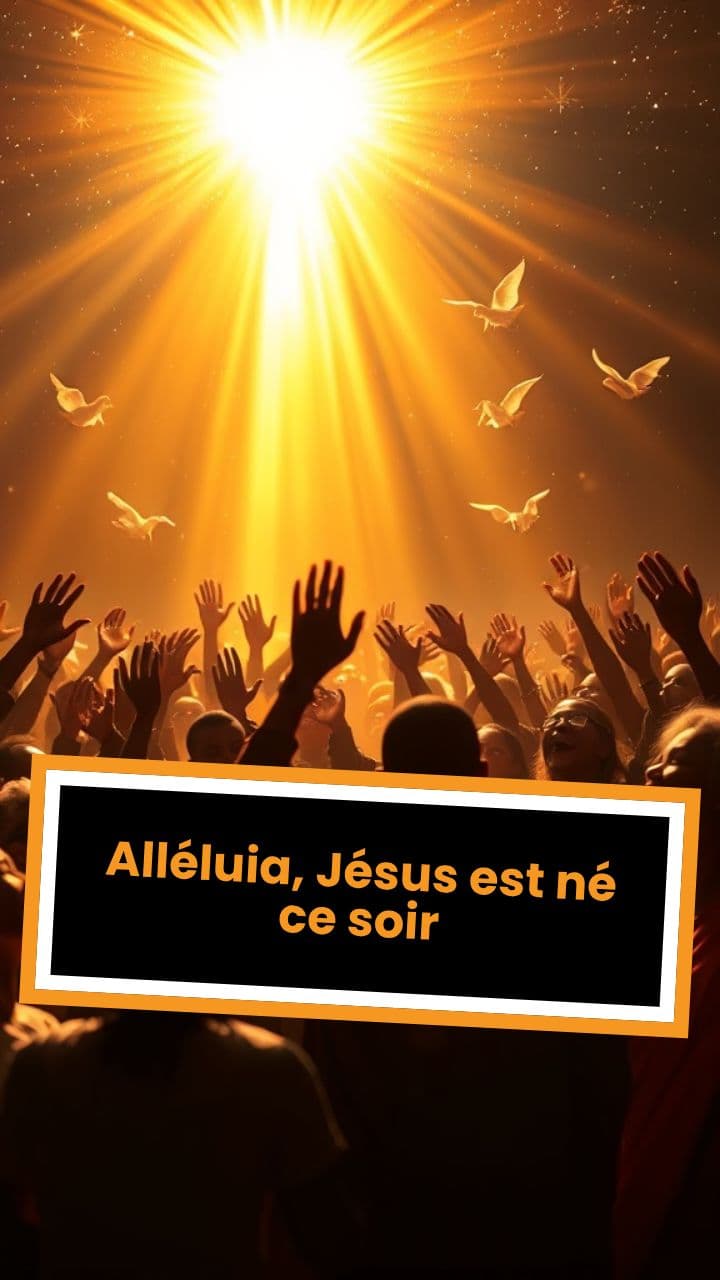Alléluia, Jésus est né ce soir