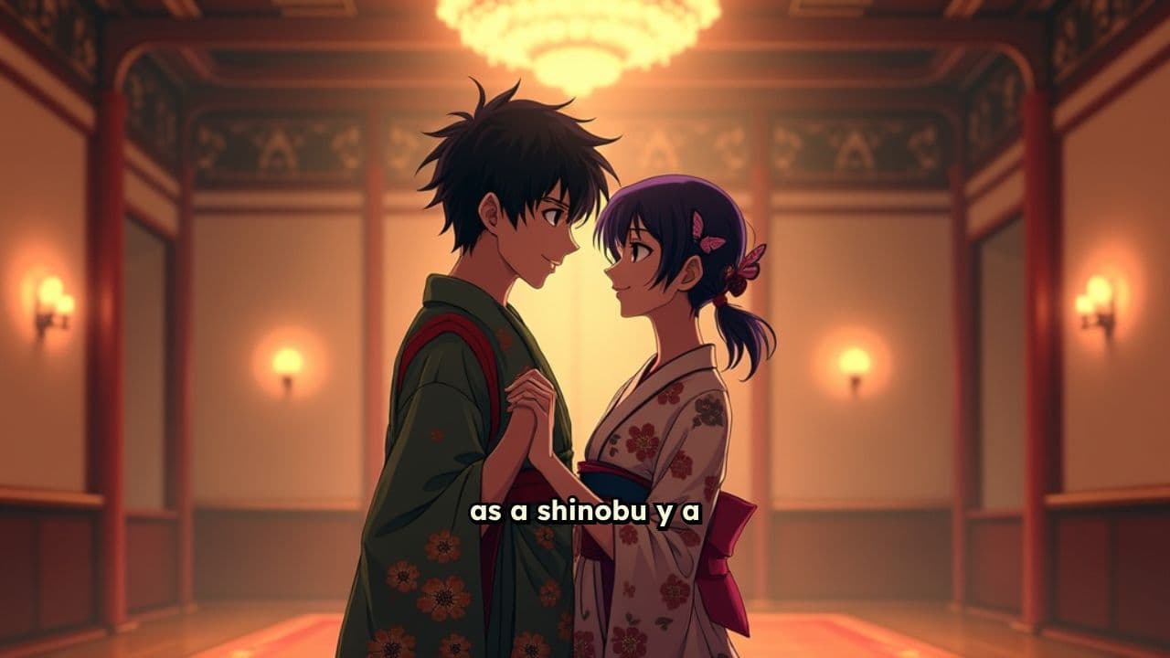 Bailando románticamente: Shinobu y Tomioka